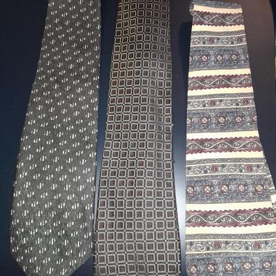 Twelve Neck Ties Lancel, Huntington, Pendleton, Norstrom, and other brands