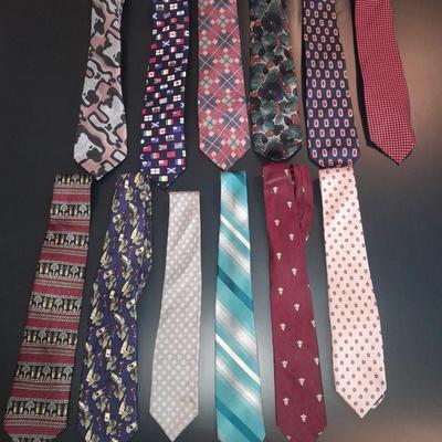 Last of the neck ties, Twelve Ties Huntington, France, Henry Grethel, and other brands