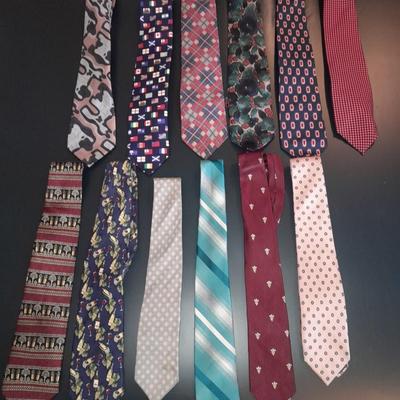 Last of the neck ties, Twelve Ties Huntington, France, Henry Grethel, and other brands
