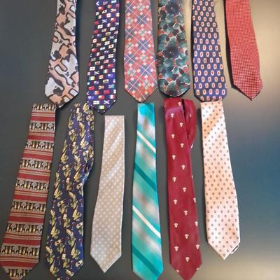 Last of the neck ties, Twelve Ties Huntington, France, Henry Grethel, and other brands