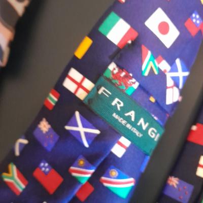 Last of the neck ties, Twelve Ties Huntington, France, Henry Grethel, and other brands