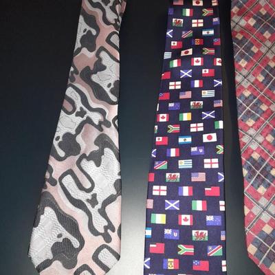 Last of the neck ties, Twelve Ties Huntington, France, Henry Grethel, and other brands