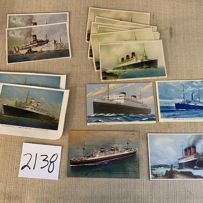 Vintage Ship Postcards