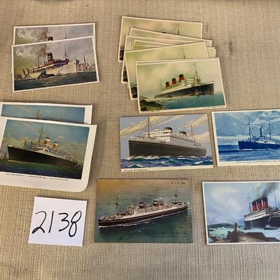Vintage Ship Postcards