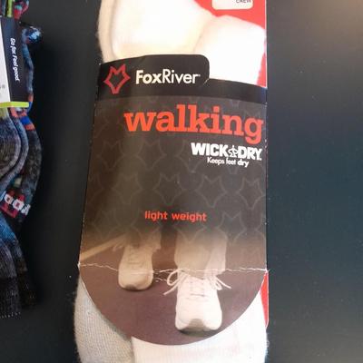 Brand new Smart wool socks and new fox river walking socks