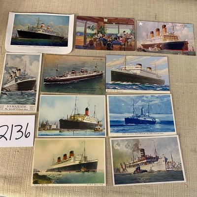 Vintage Ship Postcards