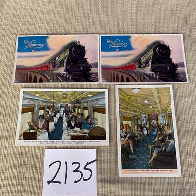 Vintage Train Postcards