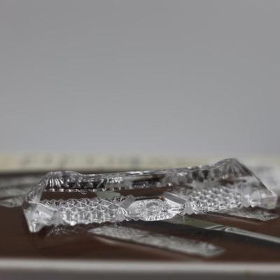 (24) Fifth Avenue Crystal Knife Rests W/ Original Boxes
