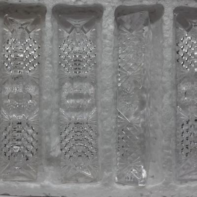 (24) Fifth Avenue Crystal Knife Rests W/ Original Boxes