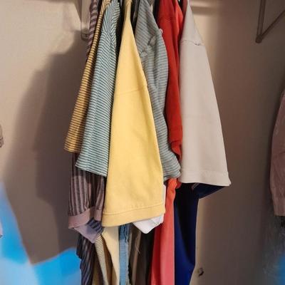 Men's short Sleeve tops Sizes M and Large REI, Columbia, Patagonia, Van Heusen and more