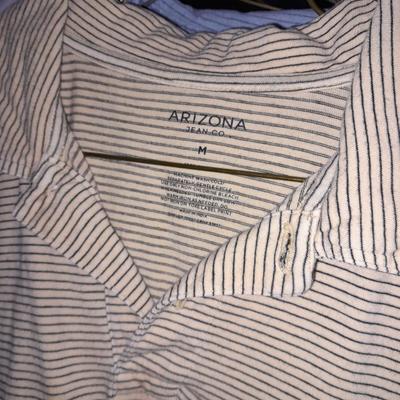 Men's short Sleeve tops Sizes M and Large casual wear and t-shirts Arizona, George, American Rag