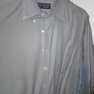Men's long sleeve tops Dress suit shirts Size Medium and Large, Huntington, Claybrooke, Arrow and more