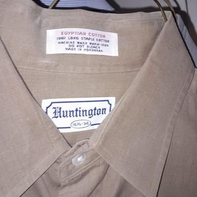 Men's long sleeve tops Dress suit shirts Size Medium and Large, Huntington, Claybrooke, Arrow and more