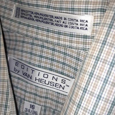 Men's long sleeve tops/ Shirts Honors, Van Heusen, Banana Republic, Allagash and more Size Med- XL