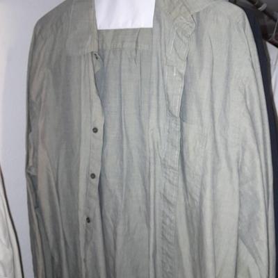 Men's long sleeve tops/ Shirts Honors, Van Heusen, Banana Republic, Allagash and more Size Med- XL