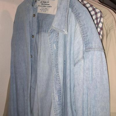 Men's long sleeve tops/ Shirts Honors, Van Heusen, Banana Republic, Allagash and more Size Med- XL