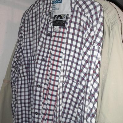 Men's long sleeve tops/ Shirts Honors, Van Heusen, Banana Republic, Allagash and more Size Med- XL