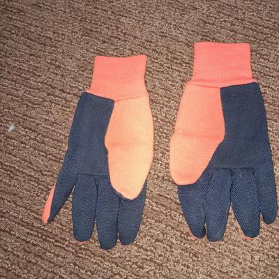 Denver Bronco's apparel new socks, Gloves, hat, T-shirt and a sticker