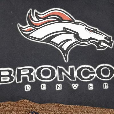 Bronco's Game Snuggle up! Pajama pants, sweatshirt, and Bronco's blanket Almost that time!