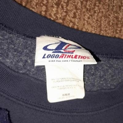 Bronco's apparel Champions Sweatshirt, and two Bronco's t-shirts