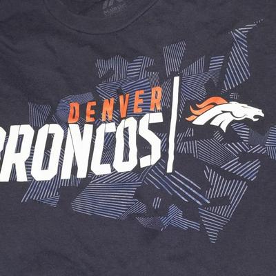 Bronco's apparel Champions Sweatshirt, and two Bronco's t-shirts