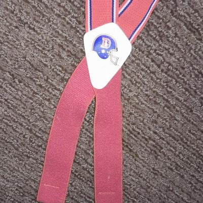 Vintage Retro NFL Orange Blue Denver Broncos SUSPENDERS Cuddles Adjustable