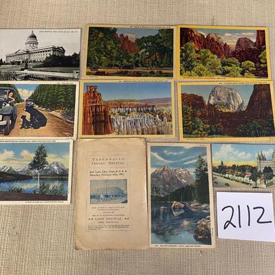 Vintage Utah Postcards