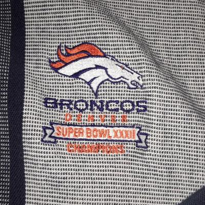 Bronco's Apparel NFL Pro Line sweater vest and collared Shirt Size Large