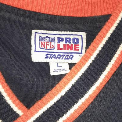 Bronco's Apparel NFL Pro Line sweater vest and collared Shirt Size Large