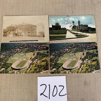 Vintage Lawrence Ks. postcards