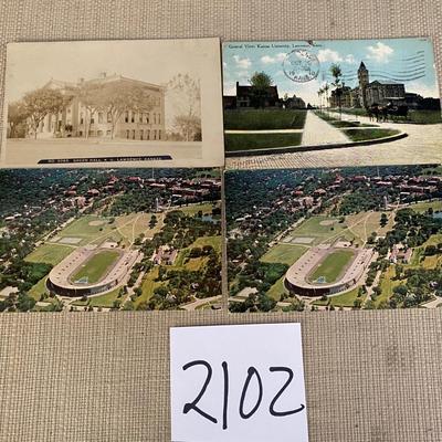 Vintage Lawrence Ks. postcards
