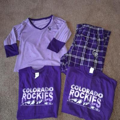 Colorado Rockies Apparel Shirts, and Pajama pants