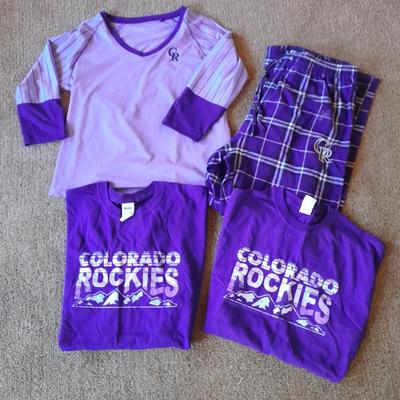 Colorado Rockies Apparel Shirts, and Pajama pants