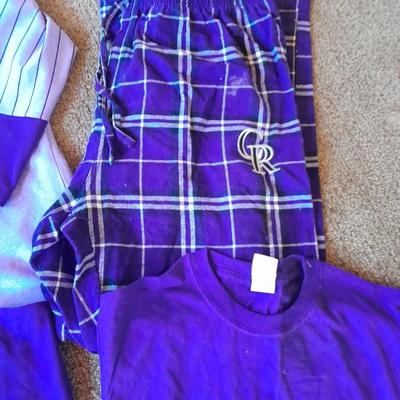 Colorado Rockies Apparel Shirts, and Pajama pants
