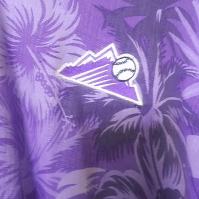 Two Colorado Rockies Short sleeve shirts Large & XL Reyn Spooner & Tommy Bahama