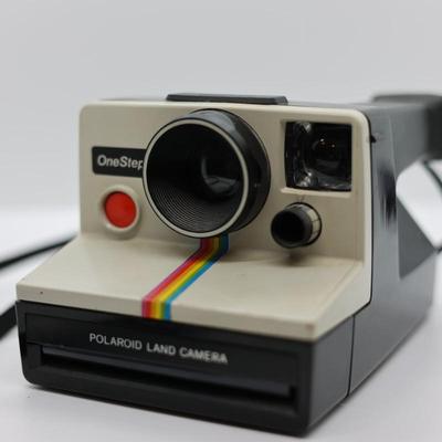 Vintage Polaroid Camera w/ Flash (see description)