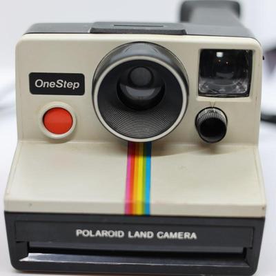 Vintage Polaroid Camera w/ Flash (see description)