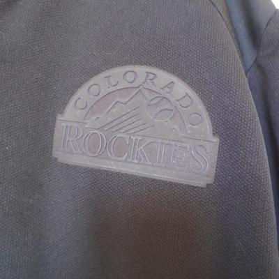 Two Colorado Rockies shirts Nike Dri-fit Large and Lee sport Size Medium