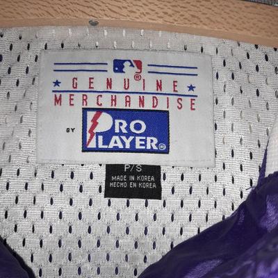Colorado Rockies Pro Player P/S Jacket and Majestic Rockies Shirt Size Large