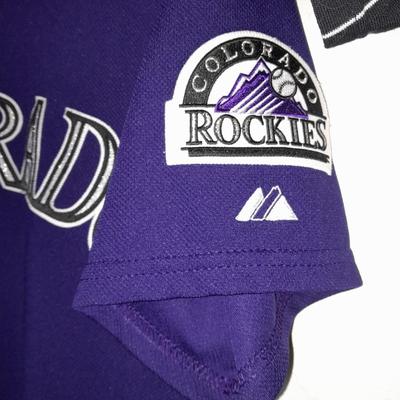 Two Colorado Rockies button up Shirts