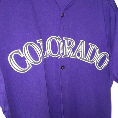 Two Colorado Rockies button up Shirts