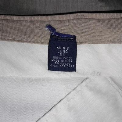 Men's dress slacks Reaction, LL Bean, Grant Thomas 10 Pair!