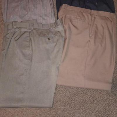 Men's dress slacks Woolrich, Exofficio, Corbin, Ralph Lauren 10 Pair! Size 38 & 40