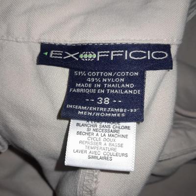 Men's dress slacks Woolrich, Exofficio, Corbin, Ralph Lauren 10 Pair! Size 38 & 40
