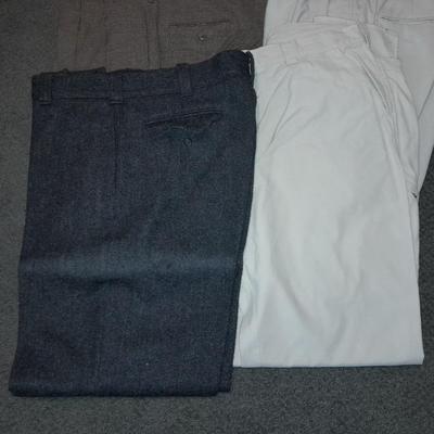 Men's dress slacks Woolrich, Exofficio, Corbin, Ralph Lauren 10 Pair! Size 38 & 40