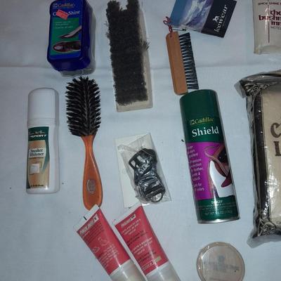 Shoe care - new laces - Water shield - and cleaning brushes
