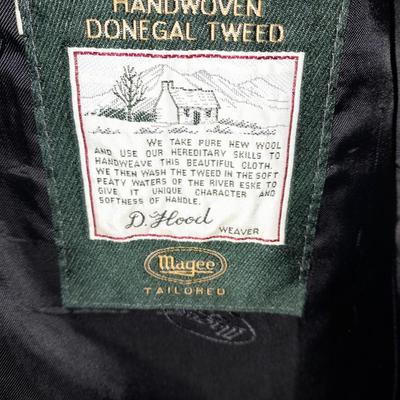 Five suit coats Huntington, 42L, Handwoven Donegal tweed, Joslins and more brands