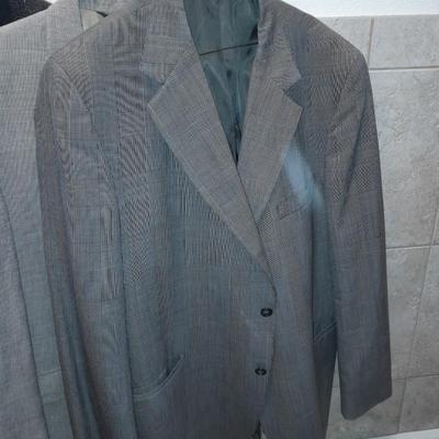 Five suit coats Huntington, 42L, Handwoven Donegal tweed, Joslins and more brands