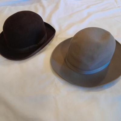 Two hats - Golden gate hat company international collection 7 3/8 -