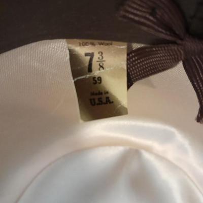 Two hats - Golden gate hat company international collection 7 3/8 -